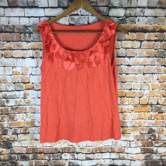 Coldwater Creek Tops - Coldwater Creek Ruffled leeveless Top